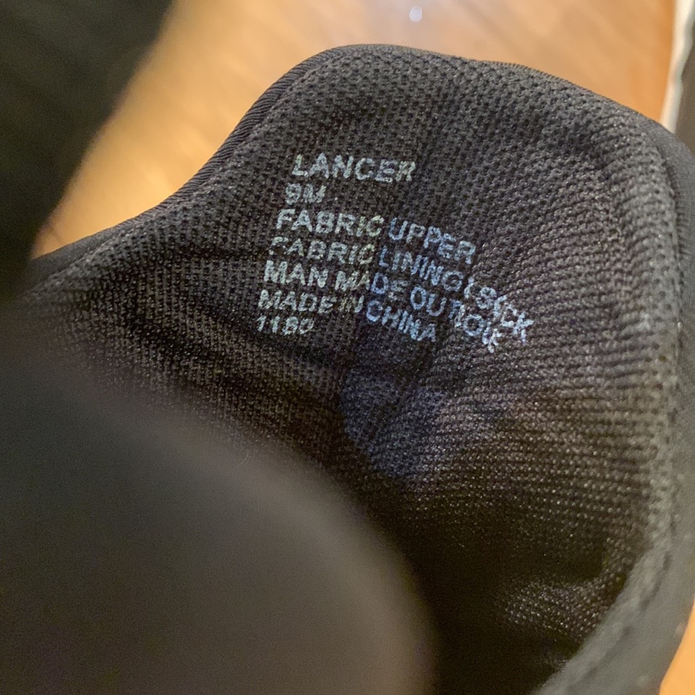 Steve Madden Size 9 Lancer Black Sneakers ~Black & White ~Runners Sneakers shoes - Picture 15 of 16